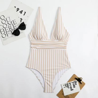 LP | Costume da bagno elegante con motivo a righe