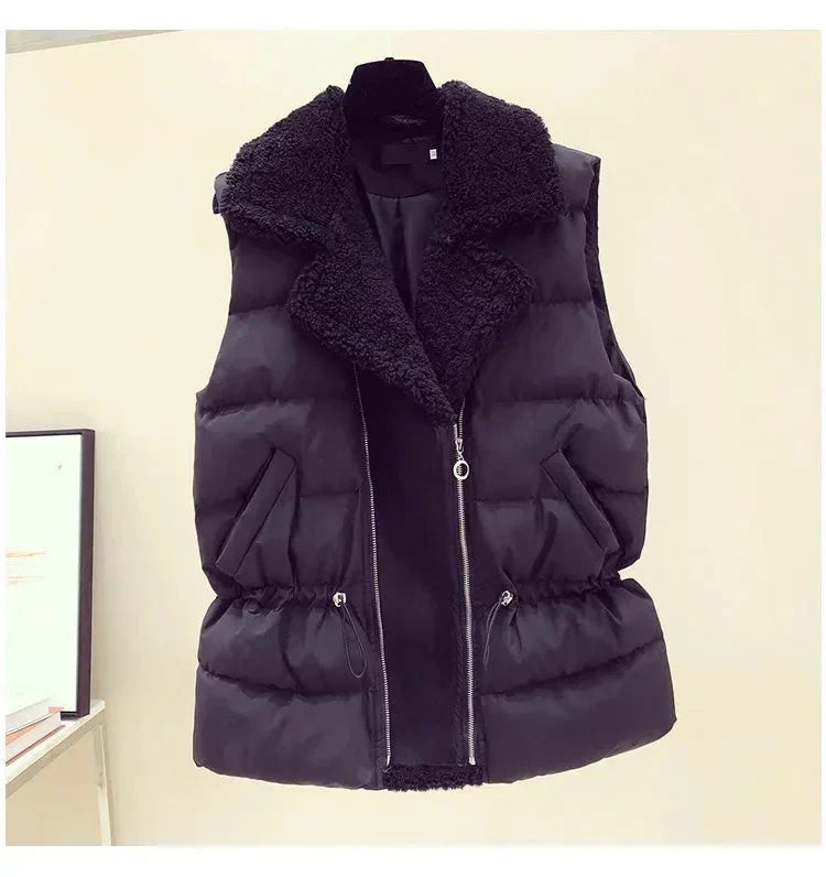 Autumn Winter New Warm Sweater 3 piece set Women Korean Fashion Sweet Heart-shaped beaded Sweater +Lamb wool vest +Pants Suits AMAIO