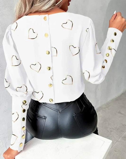LP | Camicetta elegante da donna con bottoni