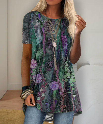LP | Camicia stampata di ispirazione bohémienne