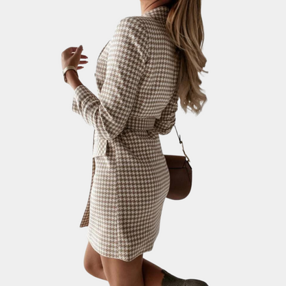 LP | Vestito blazer alla moda con cintura per le donne
