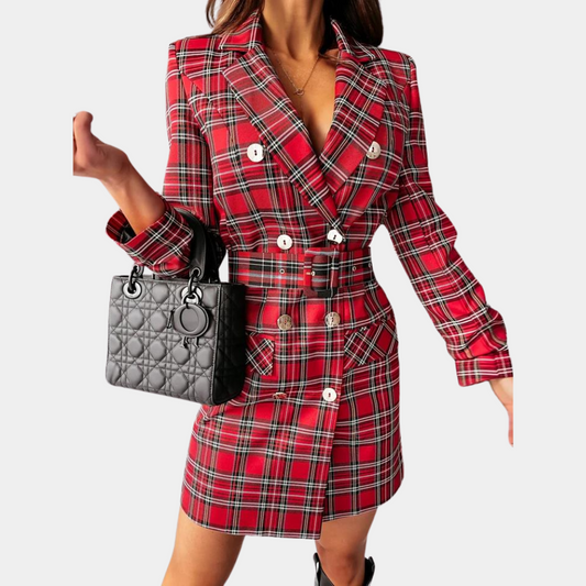 LP | Vestito blazer alla moda con cintura per le donne