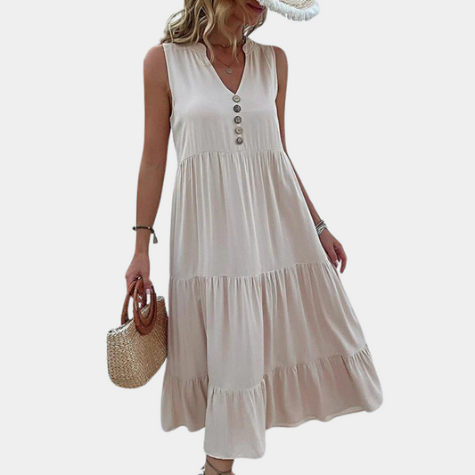 LP | Abito casual con scollo a V per donna