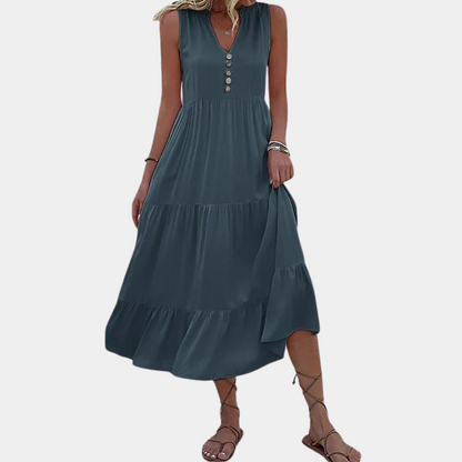 LP | Abito casual con scollo a V per donna