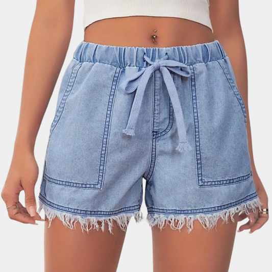 LP | Pantaloncini da donna con orlo da golf e coulisse