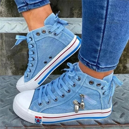 LP | Sneakers alla moda in tela con dettaglio zip