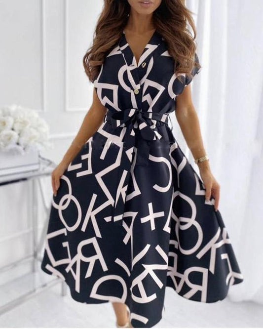 LP | Abito di moda con lettere maiuscole