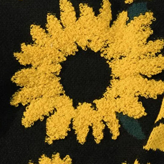 LP ®| Maglia elegante e accogliente con design a girasole