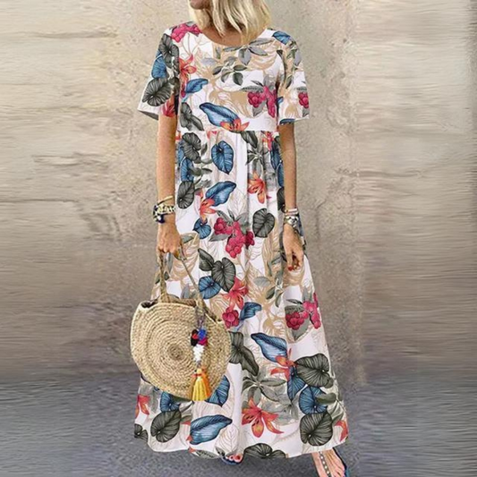 LP | Abito elegante con scollo rotondo