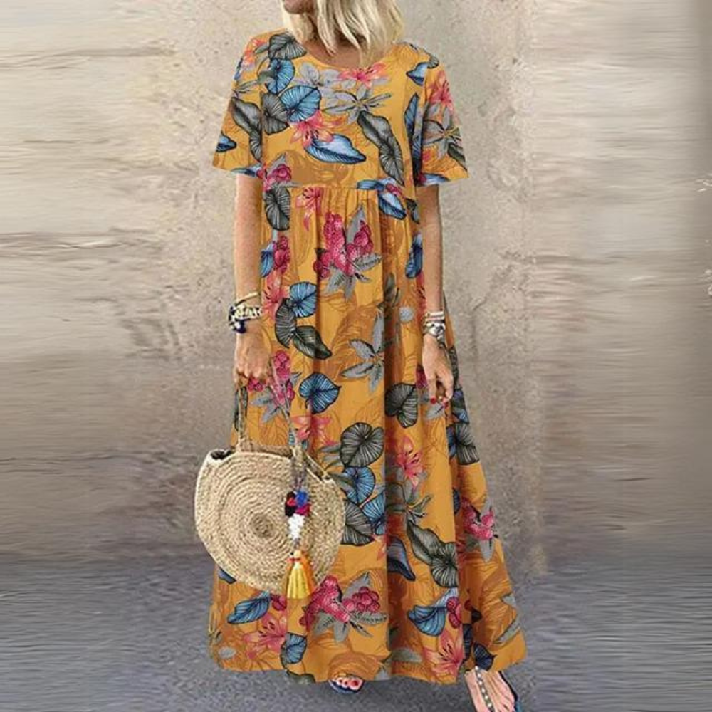 LP | Abito elegante con scollo rotondo