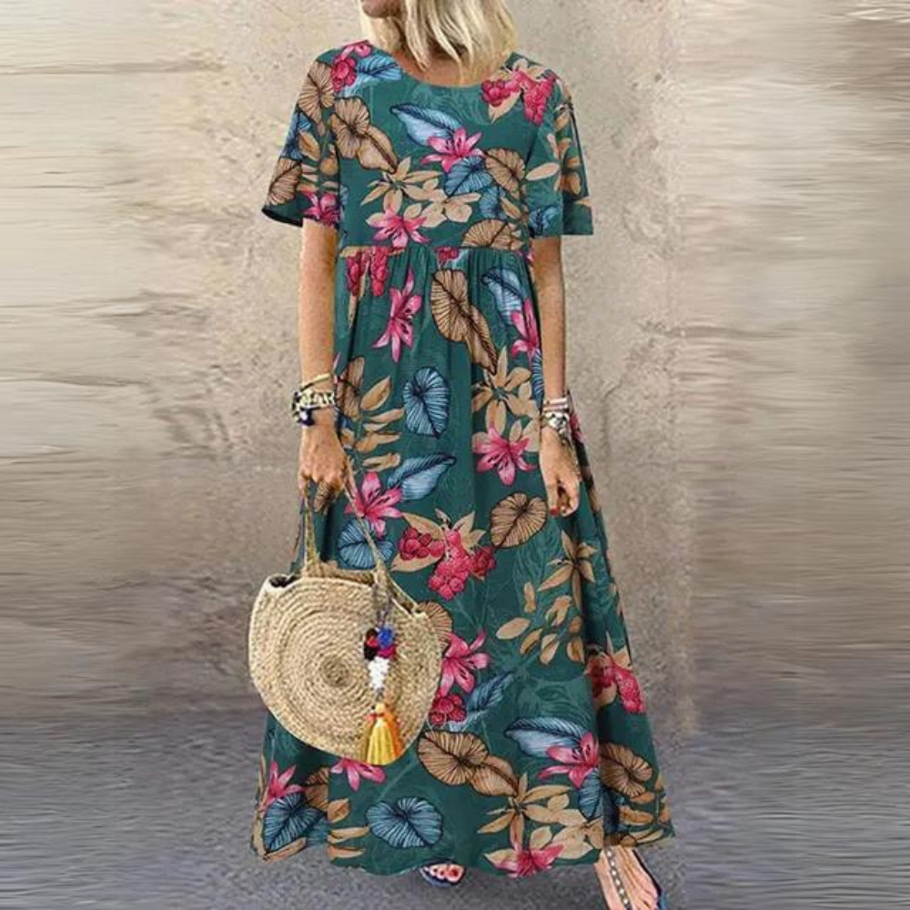 LP | Abito elegante con scollo rotondo