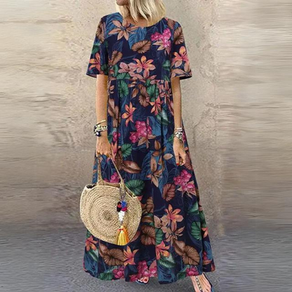 LP | Abito elegante con scollo rotondo