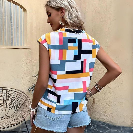 LP | Camicia elegante Mondrian