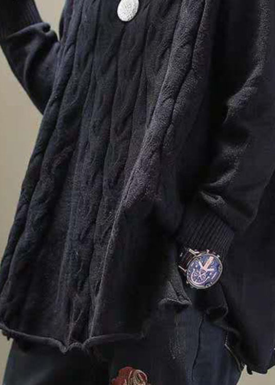 LP | Elegante maglione a collo alto in maglia a cavi