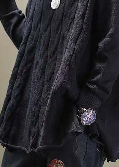 LP | Elegante maglione a collo alto in maglia a cavi