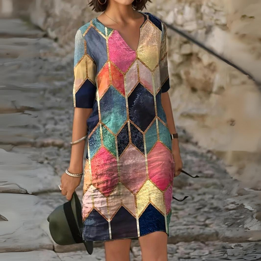 LP | Abito elegante a mosaico