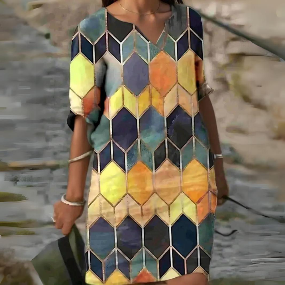 LP | Abito elegante a mosaico