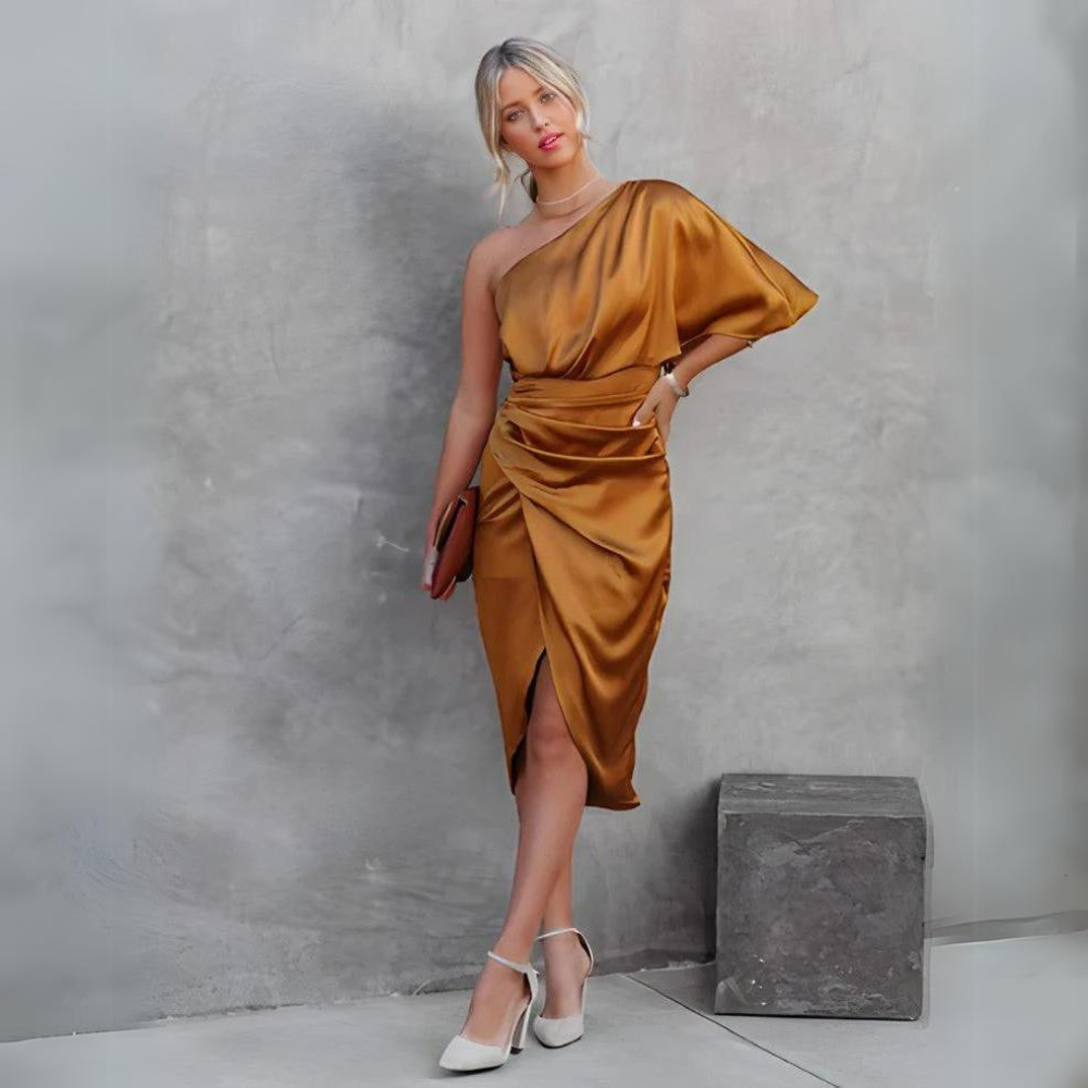LP | Elegante abito da sera in seta