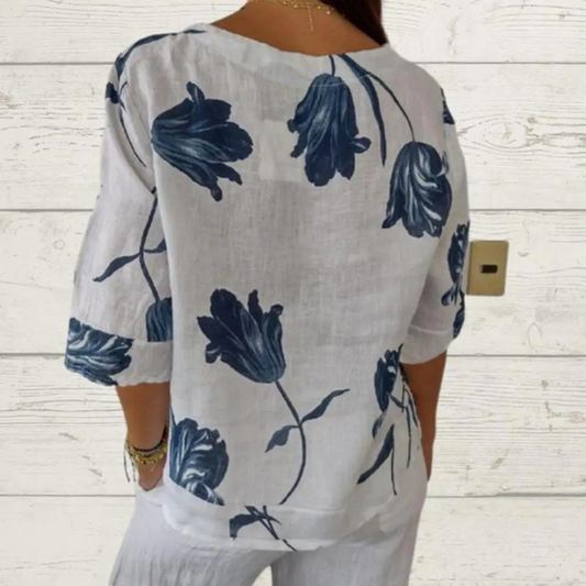 LP | Camicetta morbida ed elegante stampata