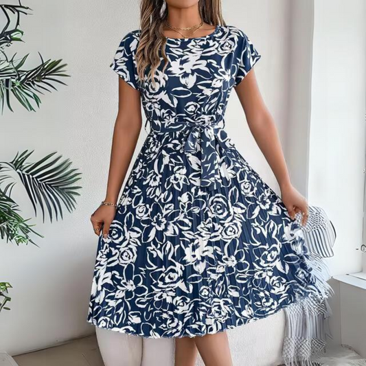 LP | Abito casual con stampa floreale e cintura