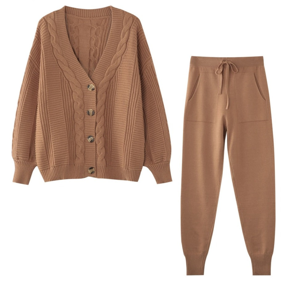 LP | AnneliesSet I Comodo set da donna in due pezzi I Gilet e pantaloni