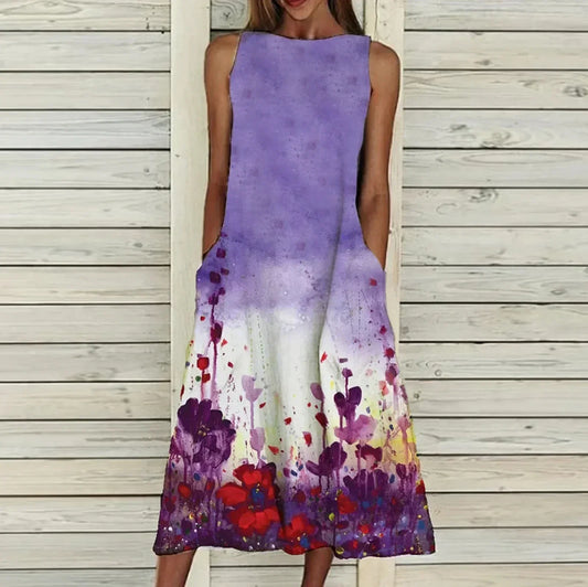 LP | Abito elegante con motivo floreale