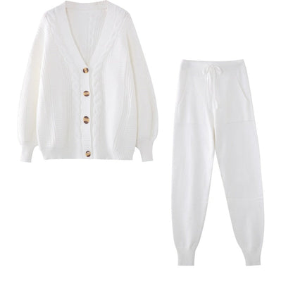 LP | AnneliesSet I Comodo set da donna in due pezzi I Gilet e pantaloni