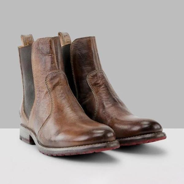 LP | Stivaletti da donna in pelle stile vintage