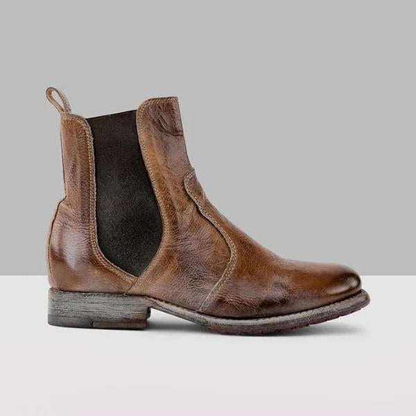 LP | Stivaletti da donna in pelle stile vintage
