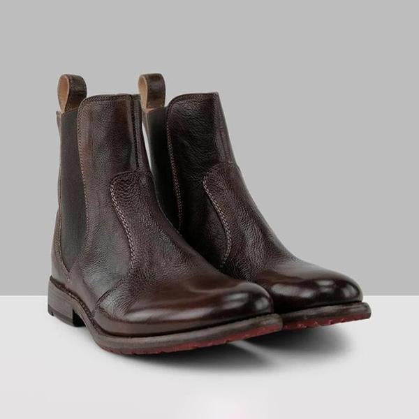 LP | Stivaletti da donna in pelle stile vintage