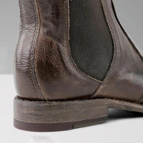 LP | Stivaletti da donna in pelle stile vintage
