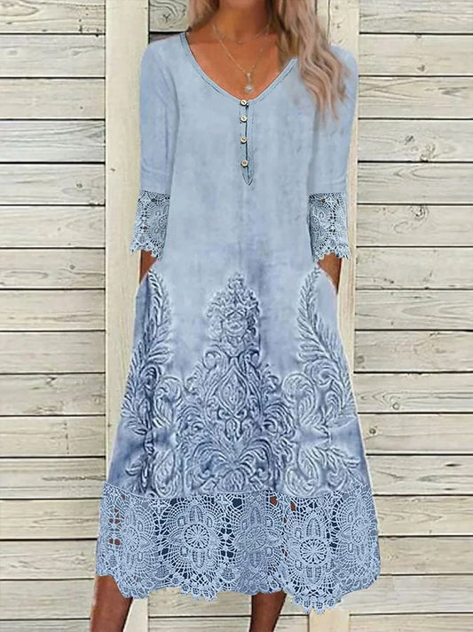 LP | Abito in pizzo con scollo a cuore per donna: Romanticismo senza tempo