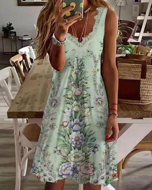 LP | Abito casual in pizzo floreale