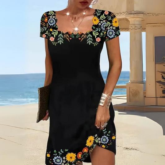 LP | Abito elegante da donna con stampa