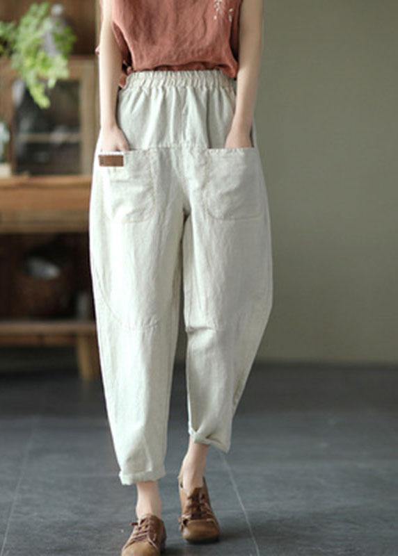 LP | Pantaloni estivi casual allentati gialli