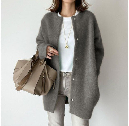 LP | Cardigan minimalista in misto lana