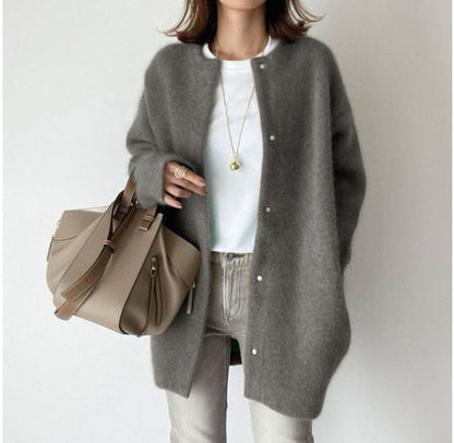 LP | Cardigan minimalista in misto lana