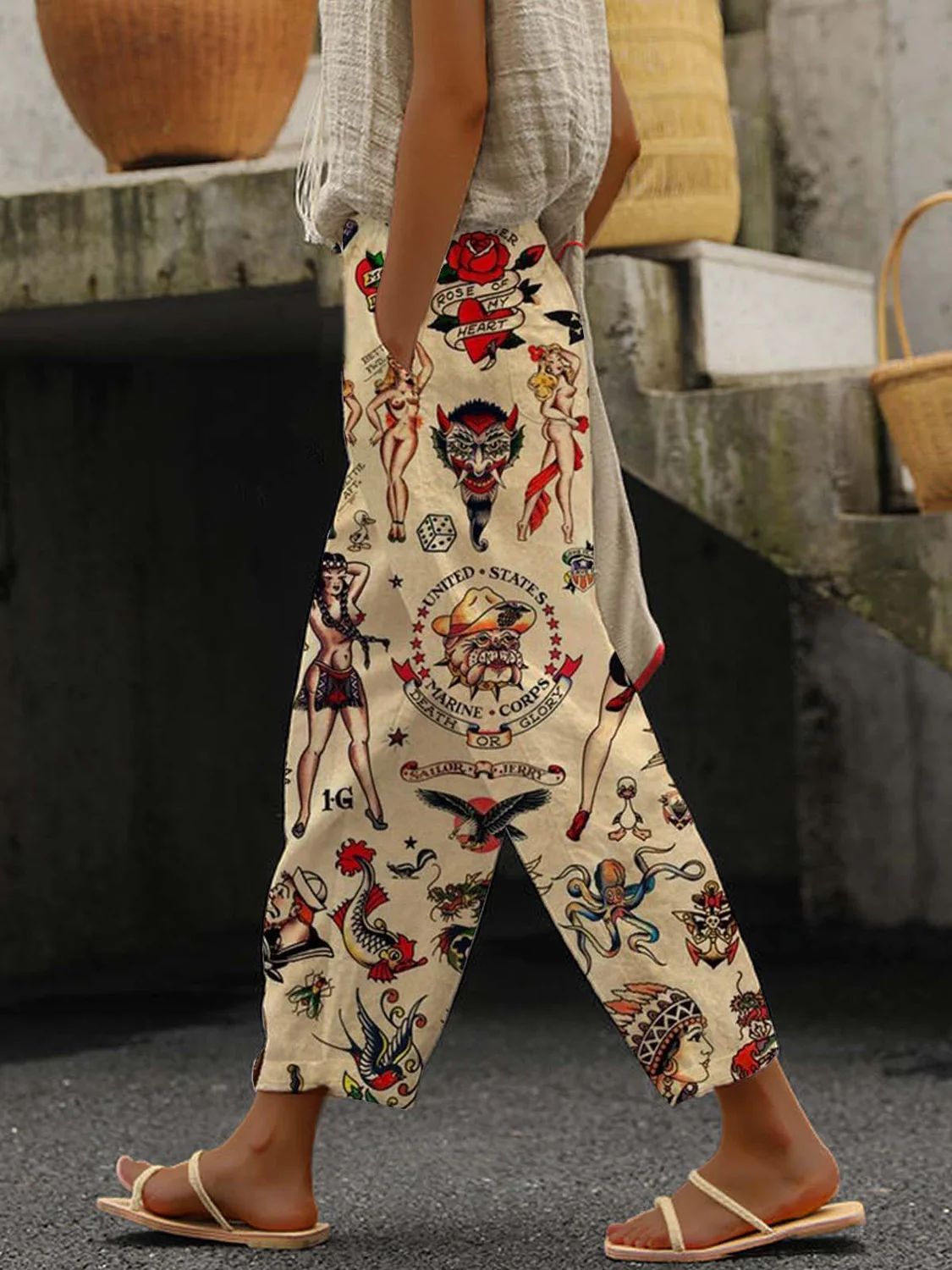 Fresco e casual Pantaloni
