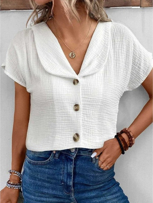 LP | Camicetta button-down elegante e raffinata con colletto