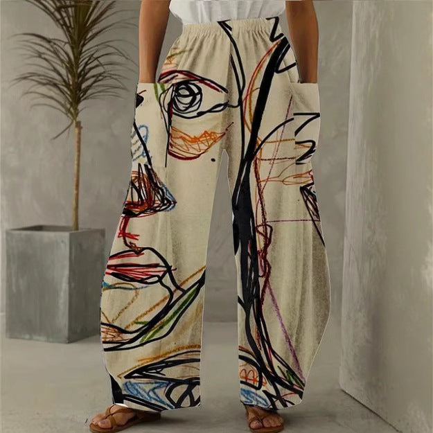 Sottile ed elegante Pantaloni