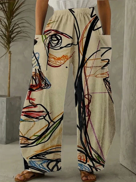 Sottile ed elegante Pantaloni