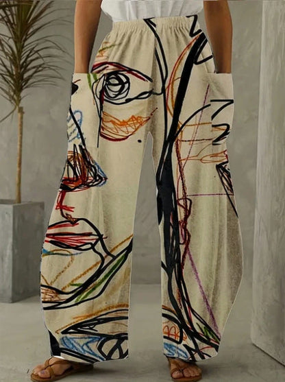 Sottile ed elegante Pantaloni