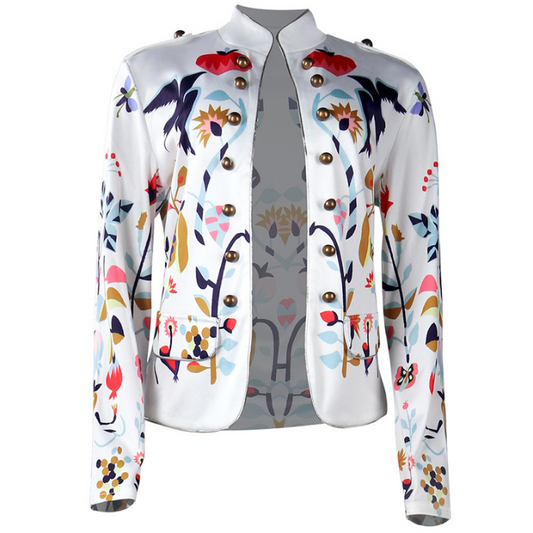 LP | Blazer doppiopetto stampato