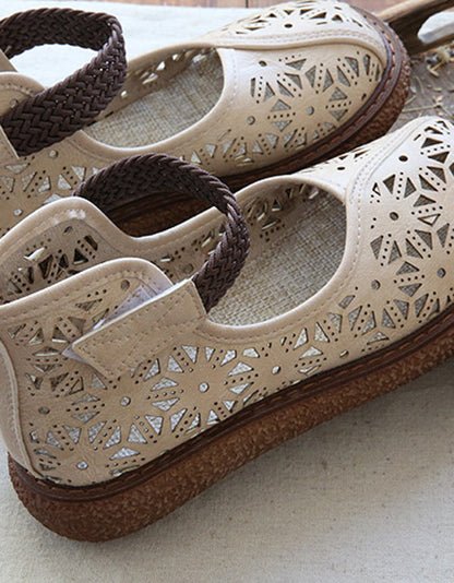 LP | Scarpe slip-on con taglio floreale