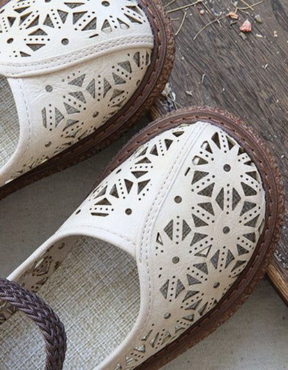LP | Scarpe slip-on con taglio floreale