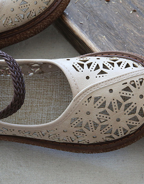 LP | Scarpe slip-on con taglio floreale