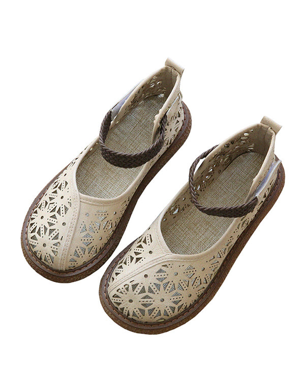 LP | Scarpe slip-on con taglio floreale