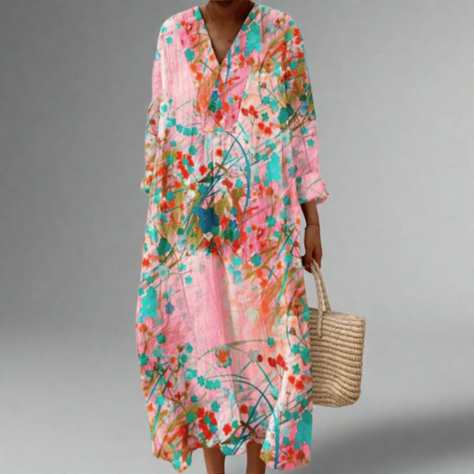 LP | Abito a flusso floreale Soft Blush