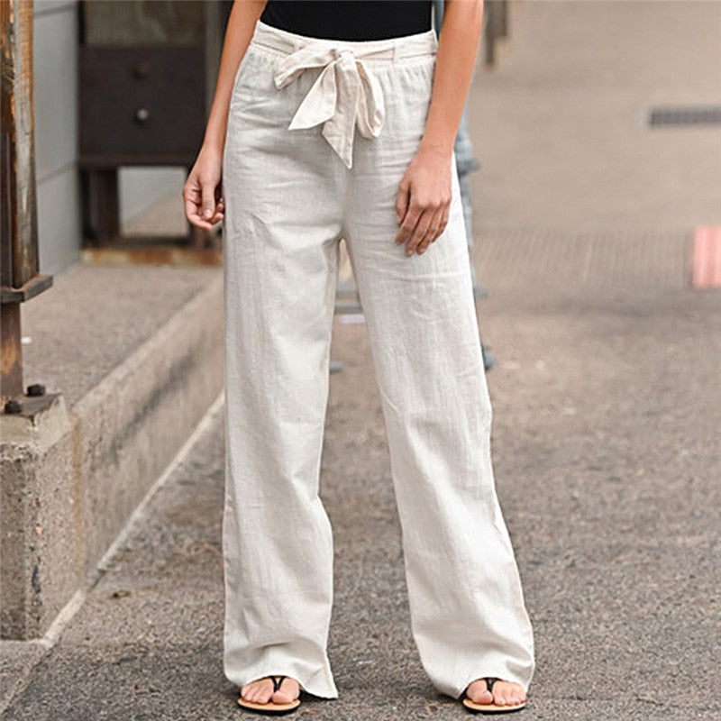 LP | Vandalyse™ Pantaloni in lino e cotone
