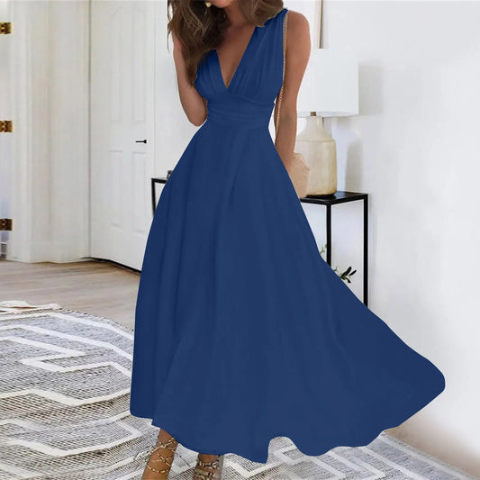 LP | Vestito casual da donna Swing Dress A Line Dress Floral Fashion Streetwear Outdoor Daily Date Print Sleeveless V Neck Dress